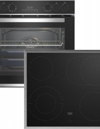 Beko BBUS13320XE beépíthető sütő és kerámia főzőlap szett
